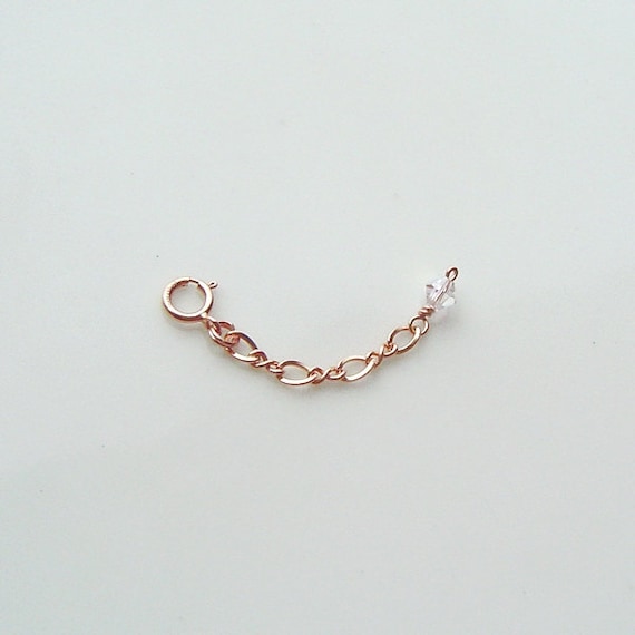 rose Bracelet bracelet Extender, Bracelet Jewelry NEW Chain,  Rose Extension extender 14K   Gold gold