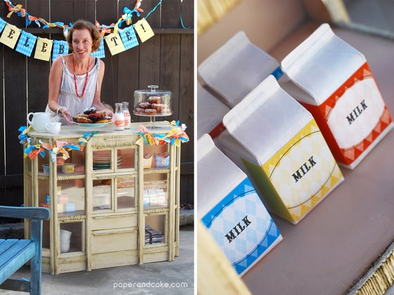 Sweet Argyle PRINTABLE Party Collection - You Customize EDITABLE TEXT Instant Download Il_570xn