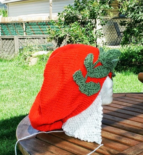 Items similar to Hand Knit Hat - The Dante Alighieri Hat - Halloween