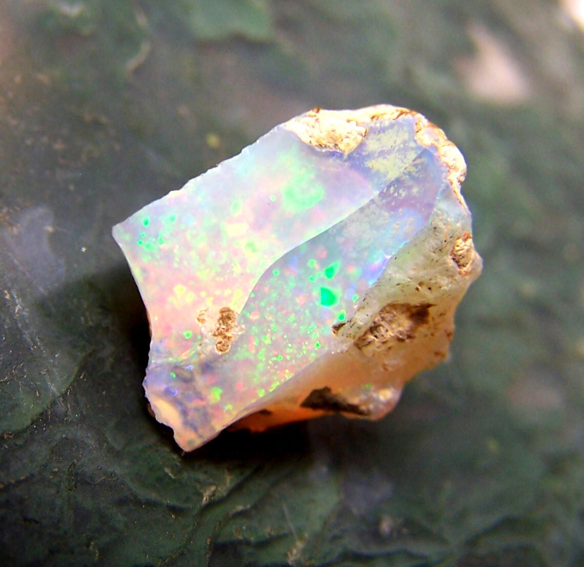 Genuine Opal Ethiopian Welo crystal White by CoyoteRainbow