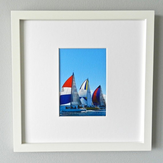 framed sailboat photography