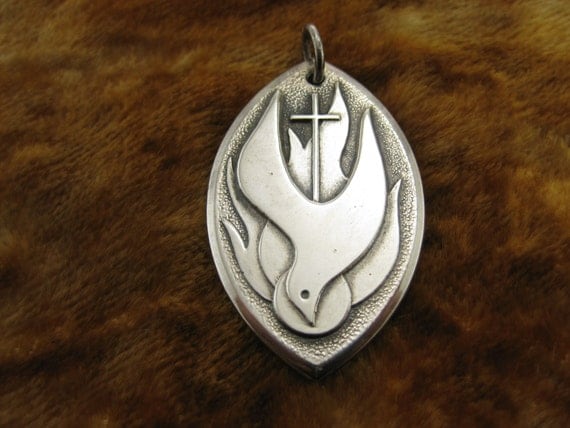 silver composition 925 of James Avery Vintage Silver Flame Retired Sterling Descending