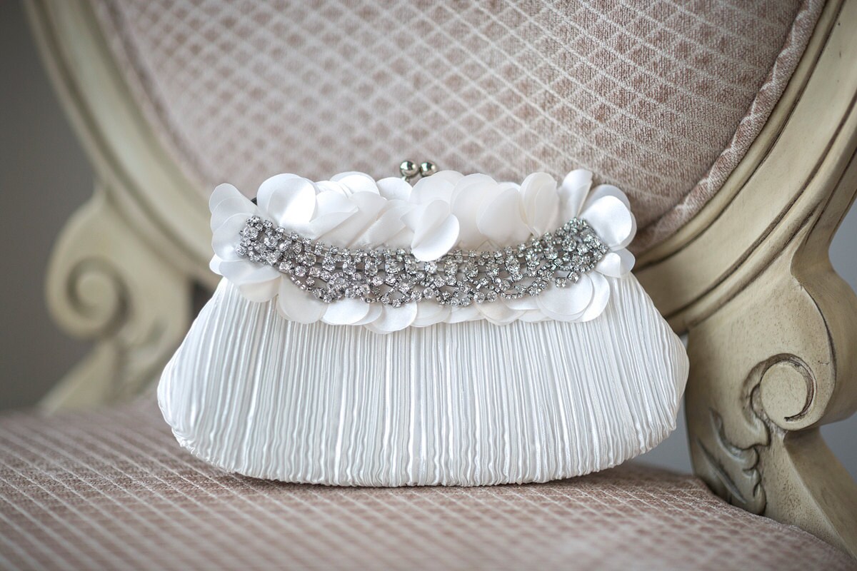 Bridal Purse Bridal Handbag Wedding Purse Ivory Bridal