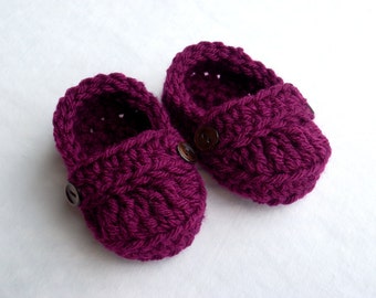 CHRISTMAS IN JULY Sale! Baby Booties, Baby Loafers, Baby Loafer Booties, Crochet baby booties, Crochet baby loafers
