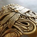 Dragonfly Bracelet Cuff Art Nouveau Jewelry
