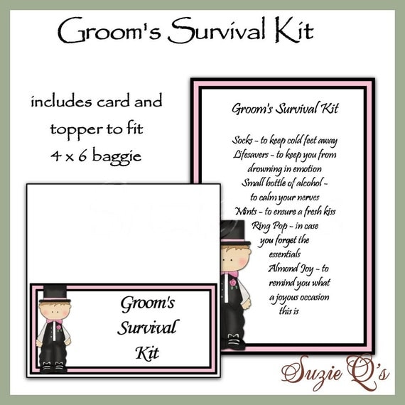 grooms survival kit includes topper and card digital