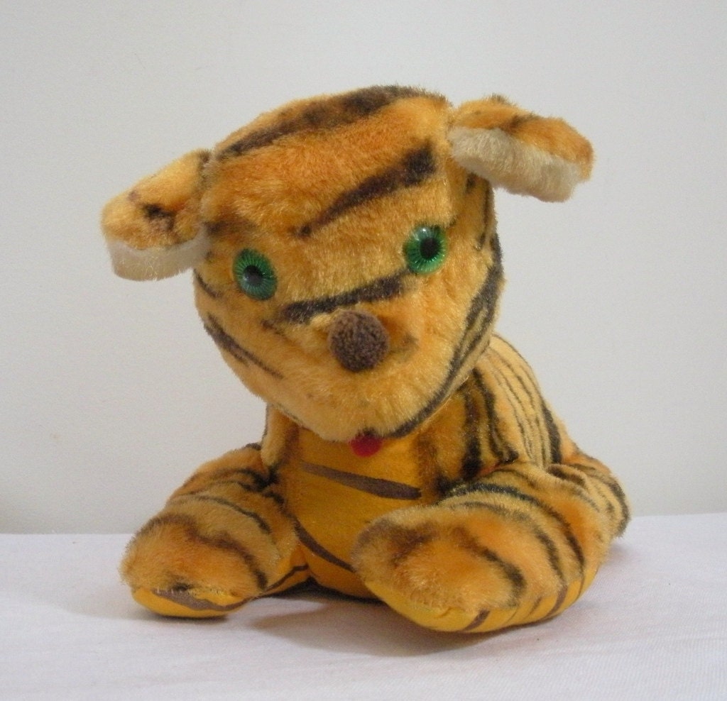 vintage tiger plush