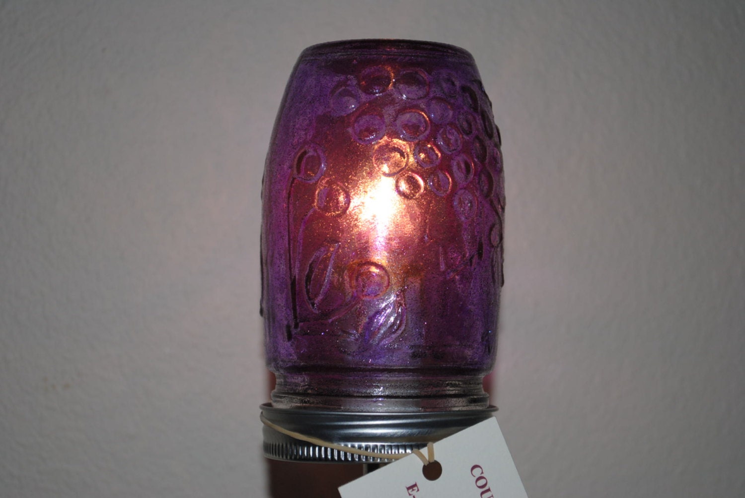 Decorative Jelly Jar Lamp by monroe2830 on Etsy