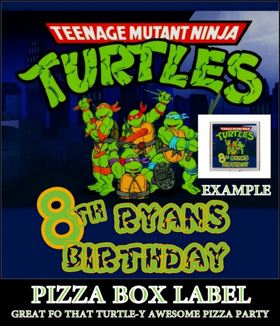 Printable Teenage Mutant Ninja Turtles Pizza box by binkerbows