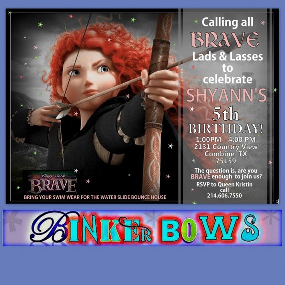 Free Brave Party Printables