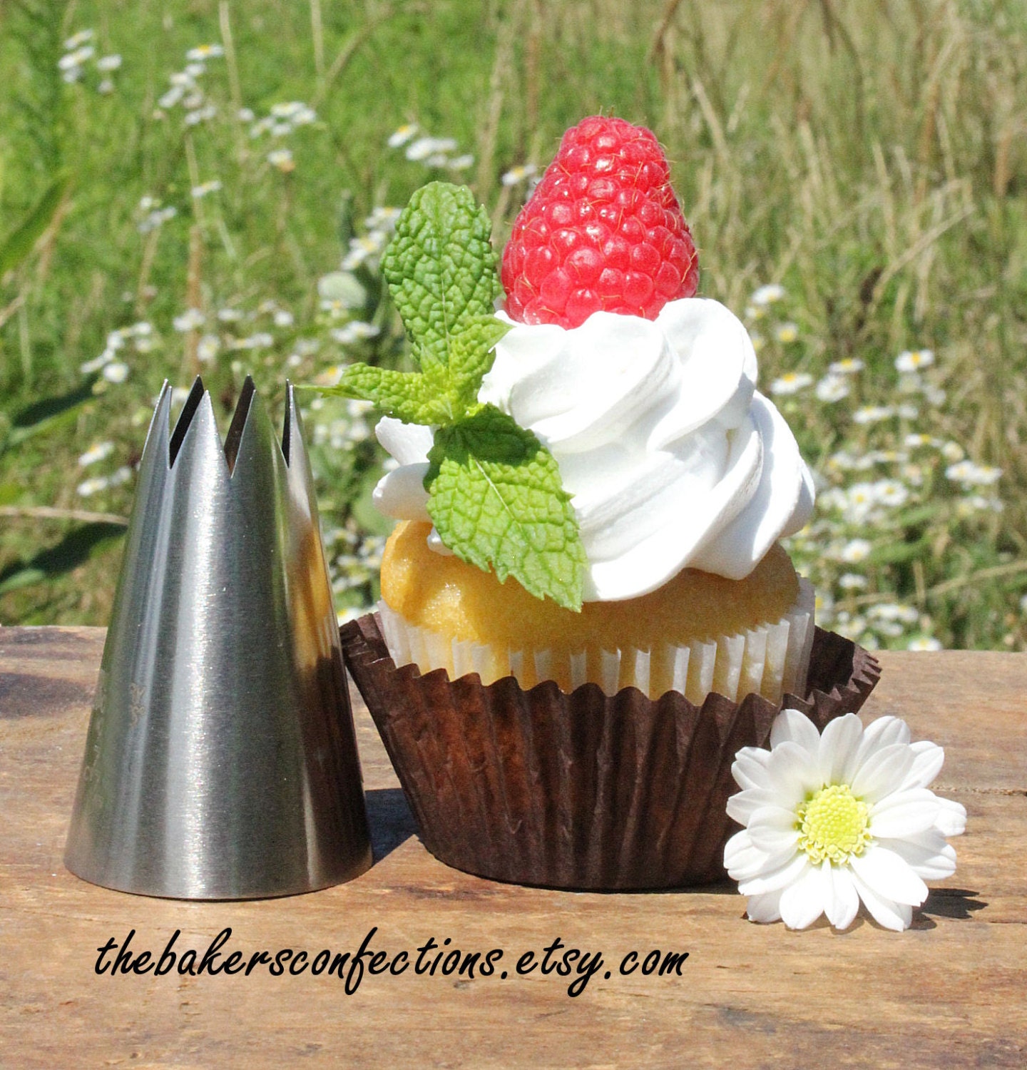 Jumbo Open Star Frosting Tip, Jumbo Open Star Decorating Tube, Jumbo Star Icing Nozzle, Jumbo