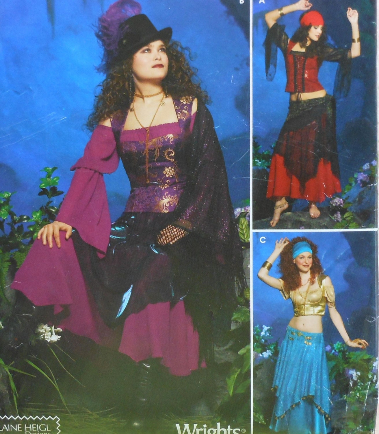 Gypsy Costume Sewing Pattern UNCUT Simplicity 0583 Sizes 612