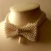 Vintage 1970 Venice collier - handmade choker necklace signed MARIAANGELA - Made in Italy, pearls and crystal very cool-art.766-