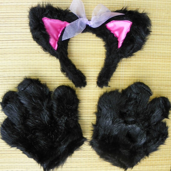 Black Cat Costume Accessories Ultra furry