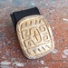 SALE / Vintage 1980s witchy brass cast statement belt