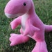 pink t rex plush