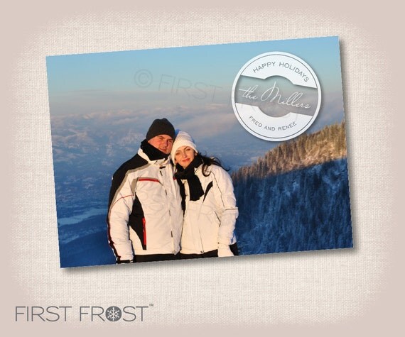 Printable DIY Christmas Photo Card - Custom Holiday Card Il_570xn