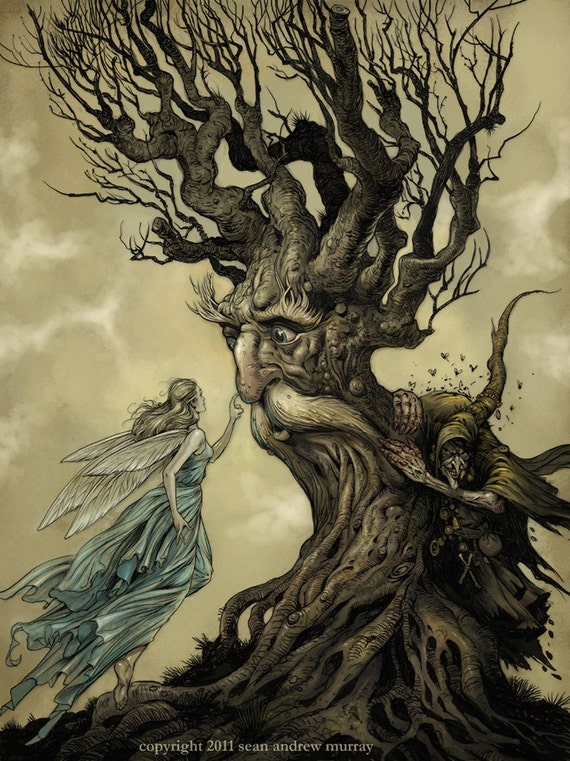 The Tree-Spirit - limited edition 13x19 archival quality digital print