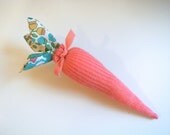 Posh Carrot ~ Hanging Easter Decoration ..... made from cashmere & Liberty of London READY TO SHIP Il_170x135