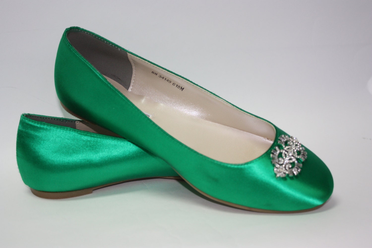 Wedding Shoes Emerald Green Flat Wedding Shoe Ballet