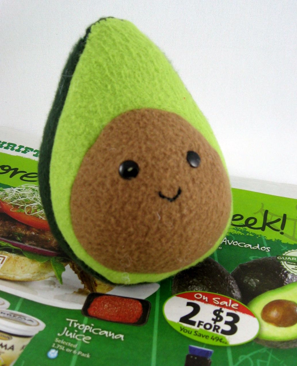 avocado toast plushie