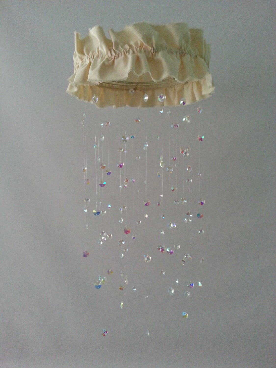 Crystal Chandelier Nursery Baby Mobile by MagicalWhimsyDesigns