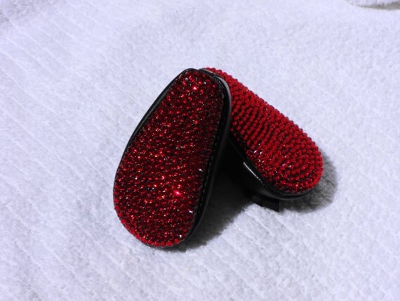 Designer Inspired Red Bottom Bling Baby Shoes by DiamondCouture