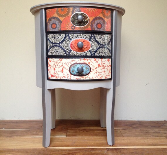 Items similar to Collage Accent Table on Etsy