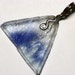 Blue Fluorite Pendant in Sterling
