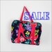 floral canvas duffel bag | printed weekender bag
