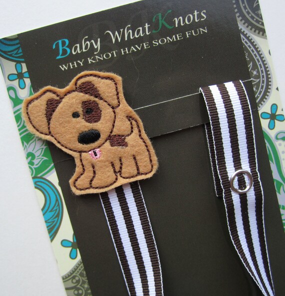 Puppy Dog Pacifier Clip Dog Pacifier Clip Animal Pacifier