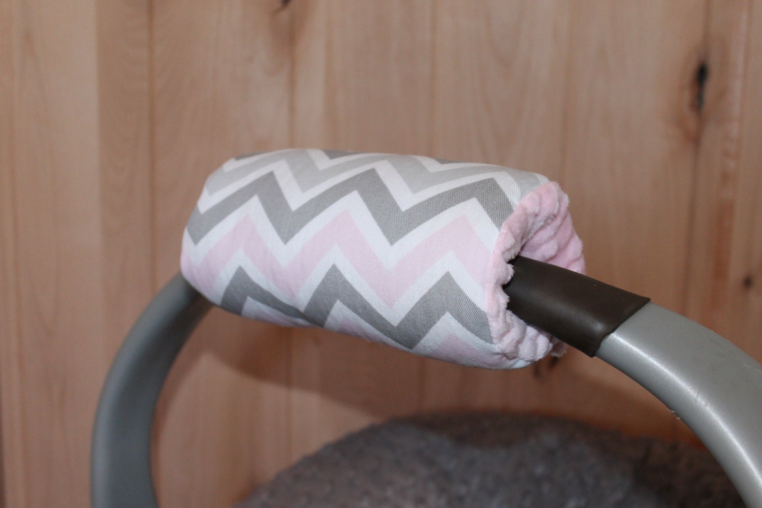 Car seat handle cover carseat handle cover Padded Handle by isewjo