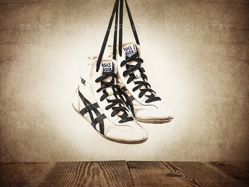 vintage wrestling shoes photo print rustic decor boys room sports theme room - Wrestling Bedroom Decor vintage wrestling shoes photo print rustic decor boys room sports theme room - Wrestling Bedroom Decor