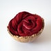 SALE Handpainted Worsted Weight Superwash Cashmerino Yarn- Variegated Red 87 yards