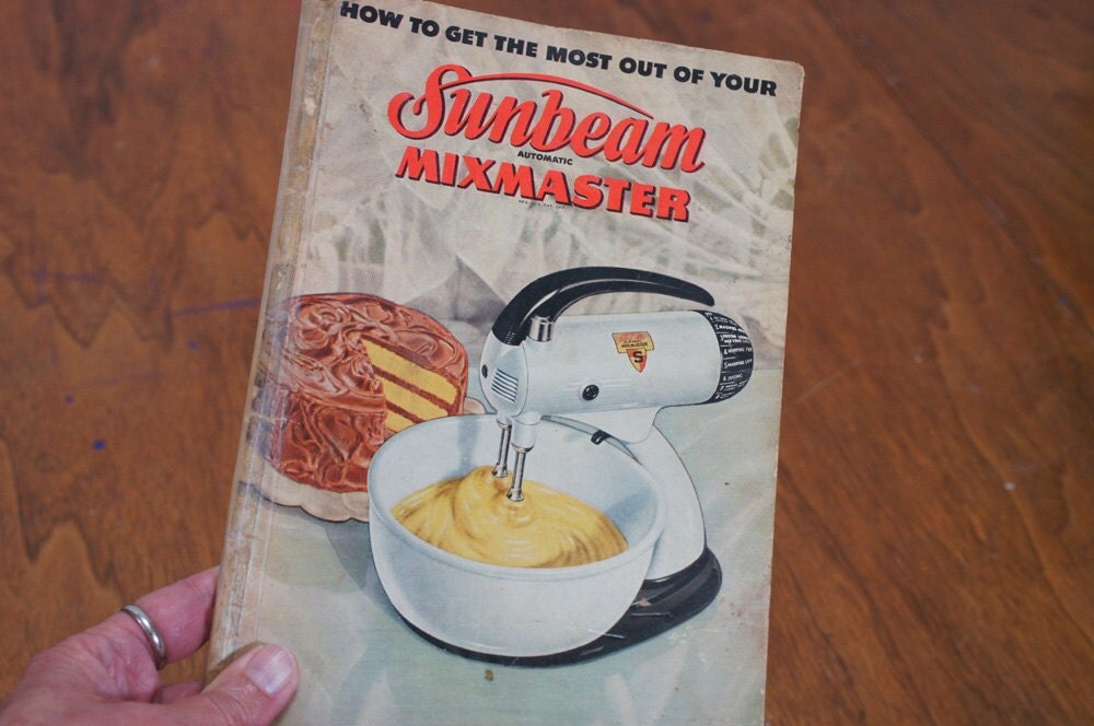 Vintage Sunbeam Mixmaster Owners Manual 1948