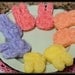 Sale - LEMON POUND CAKE Scented Primitive Grubby Easter Bunny Wax Tarts Melts Fillers - YuMmY