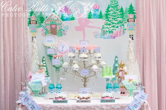 Sugar Plum Fairy Party Decorations, *FEATURED on Hostes With The Mostest*, Printable Party By Cutie Putti Paperie Il_570xn