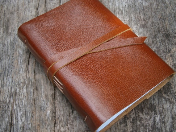 Old Times Leather Journal / Pocket Book / LINED or plain paper