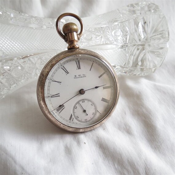 1884 Waltham Pocket Watch Rose Gold