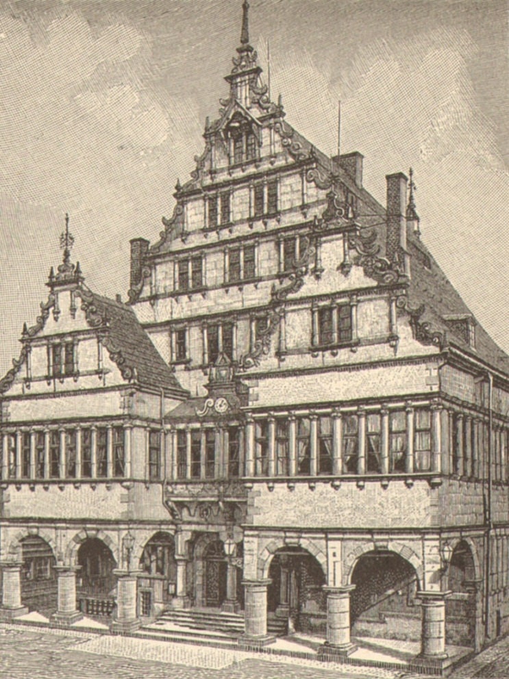 Baustil Im 17 18 Jahrhundert 1893 European Style of Architecture 16th-17th Century German
