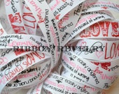 First Corinthians on white 7/8 inch grosgrain ribbon Valentines day Il_170x135