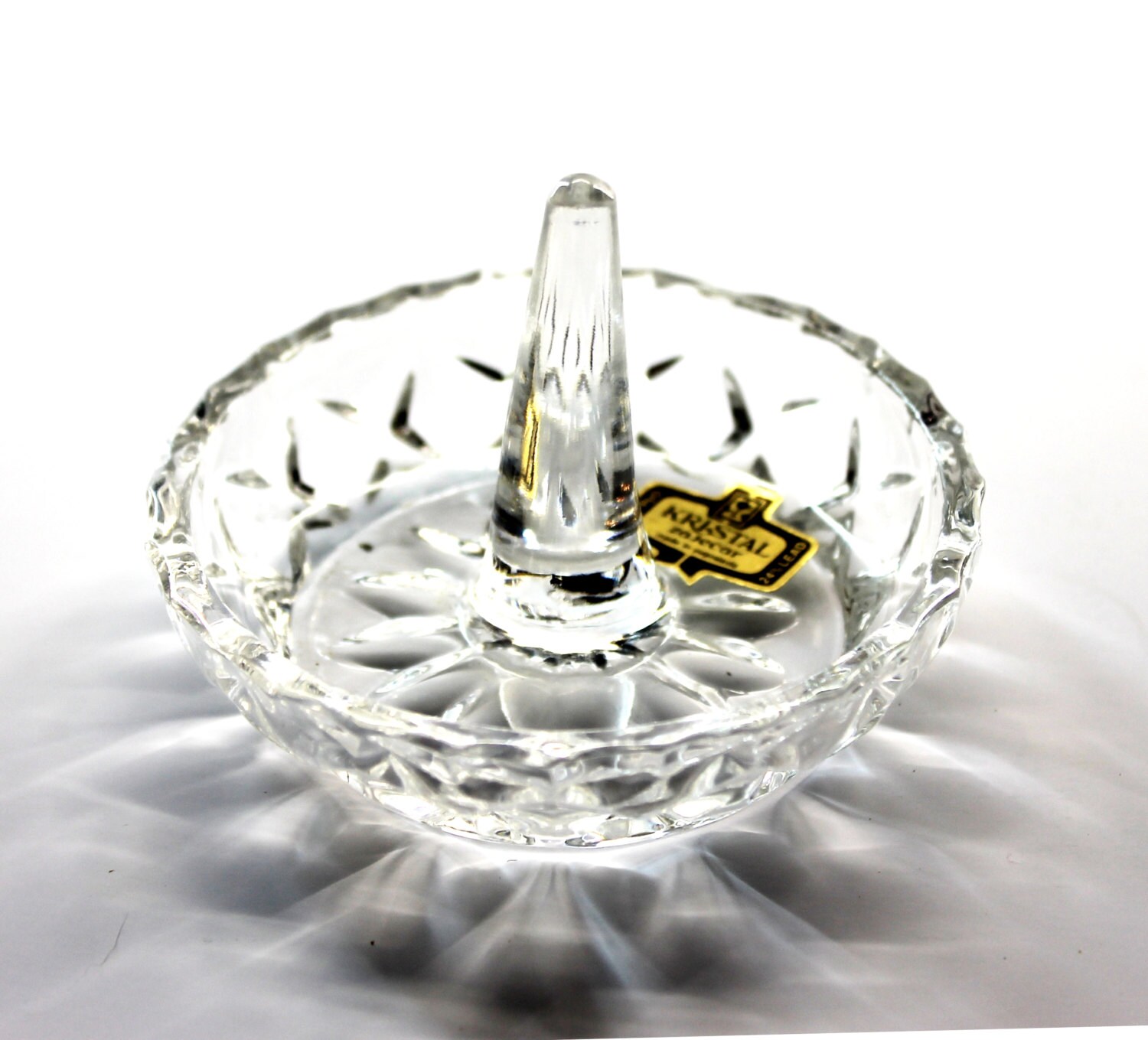 Kristal Zajecar Lead Crystal Ring Holder