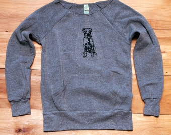 sit...stay...wander...Lab Sweatshirt, Dog Sweater, Labrador Retriever Shirt, S,M,L,XL