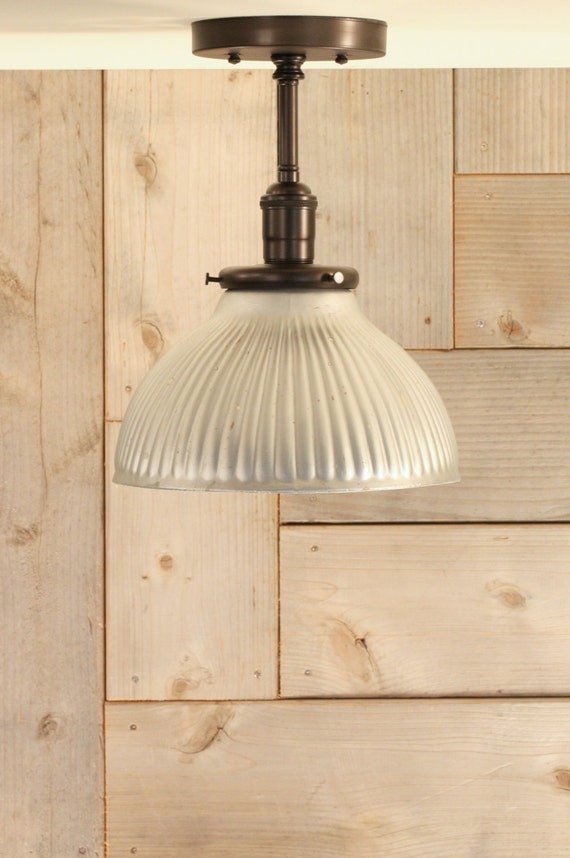 Ceiling Mount Light with Exposed Socket Design with Silver