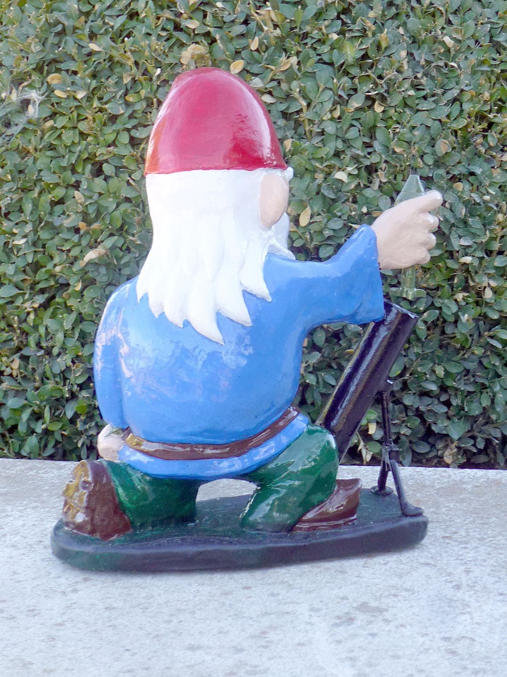 Combat Garden Gnome with Mortar Launcher