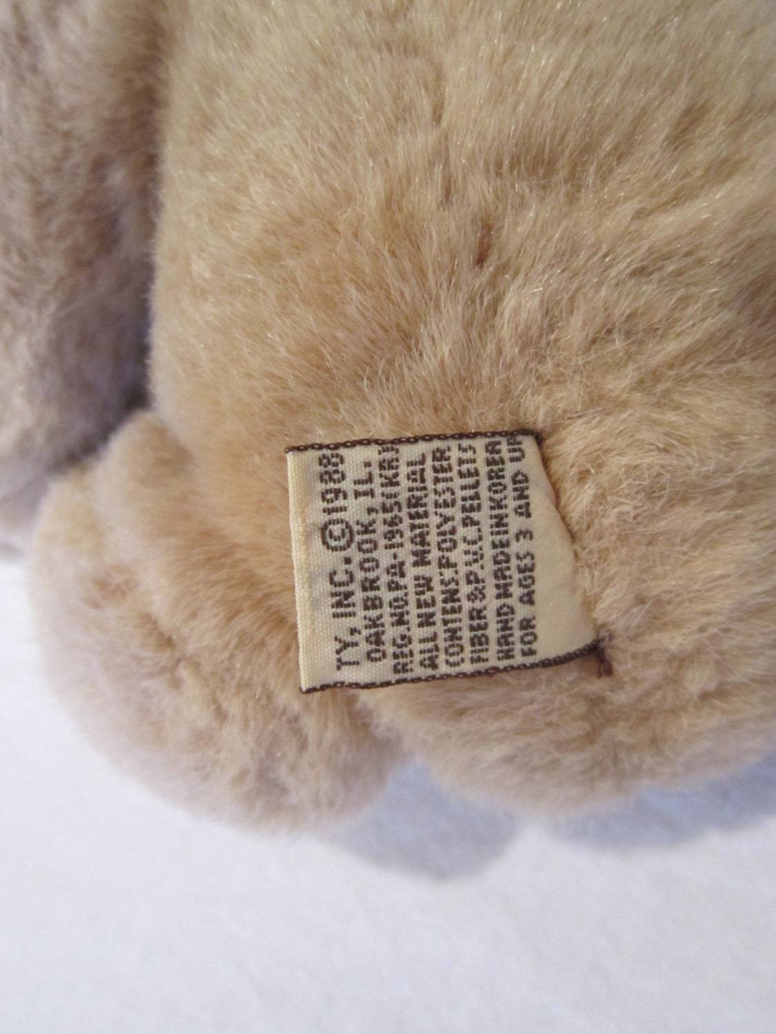 1988 TY Beanie Baby Rabbit Bunny