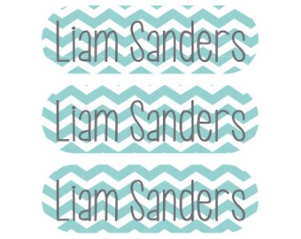 115 Personalized Iron On Clothing Labels - Perfect for School Uniforms, Coats, Gym Clothes, Sports Uniforms -