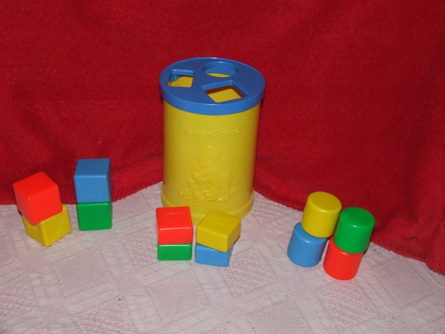 Vintage Fisher Price Shape Sorter Bucket and by quentin63801