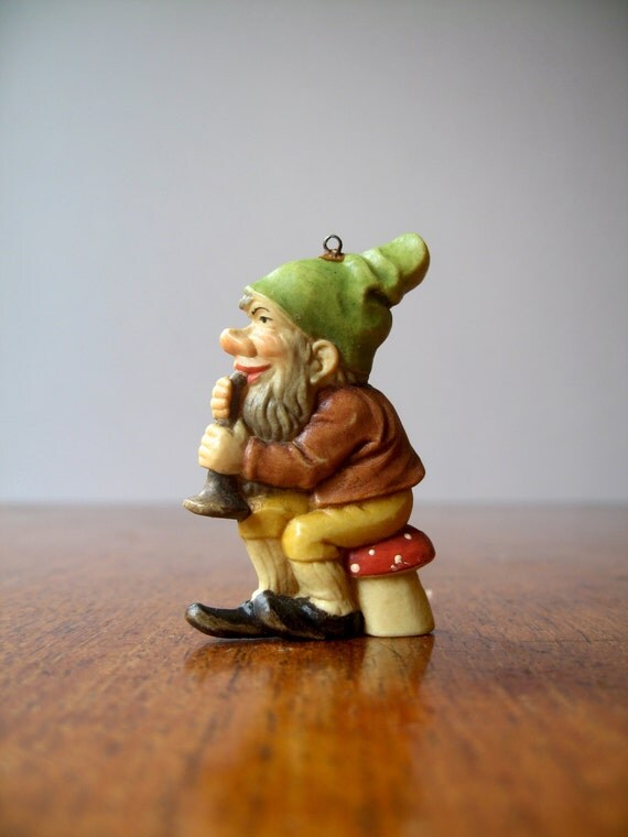 Vintage Anri Italy Gnome Ornament