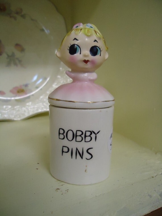 Vintage Bobby Pin Holder